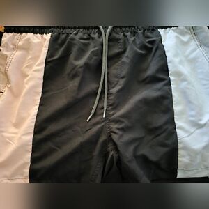 Threadbare mens swim shorts 3xl but cut like 2xl nwtBlack/white/off white color